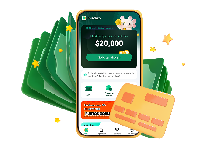 Solicitud fácil,depósito rápido